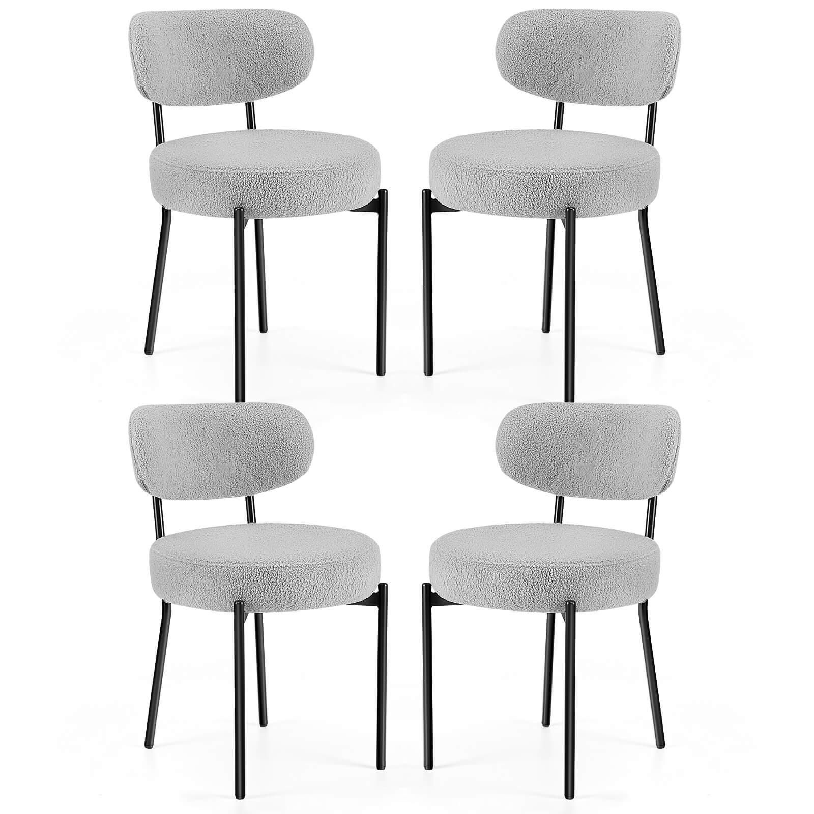Dining Chair Set of 4 Soft Cushions for Dining Room