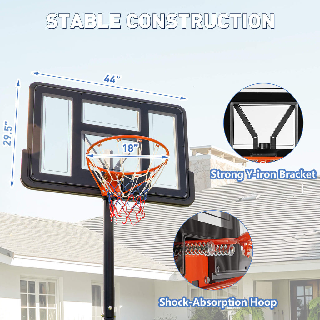 Portable Basketball Hoops for Indoors and Outdoors
