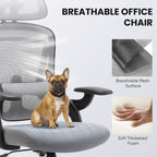 Office Chair 120° Tilt with Flip-Up Armrests for Offices