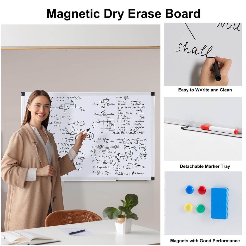 Magnetic Dry Erase Whiteboard for Offices