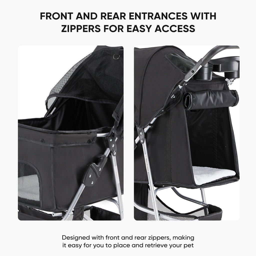 Foldable Pet Outdoor Stroller