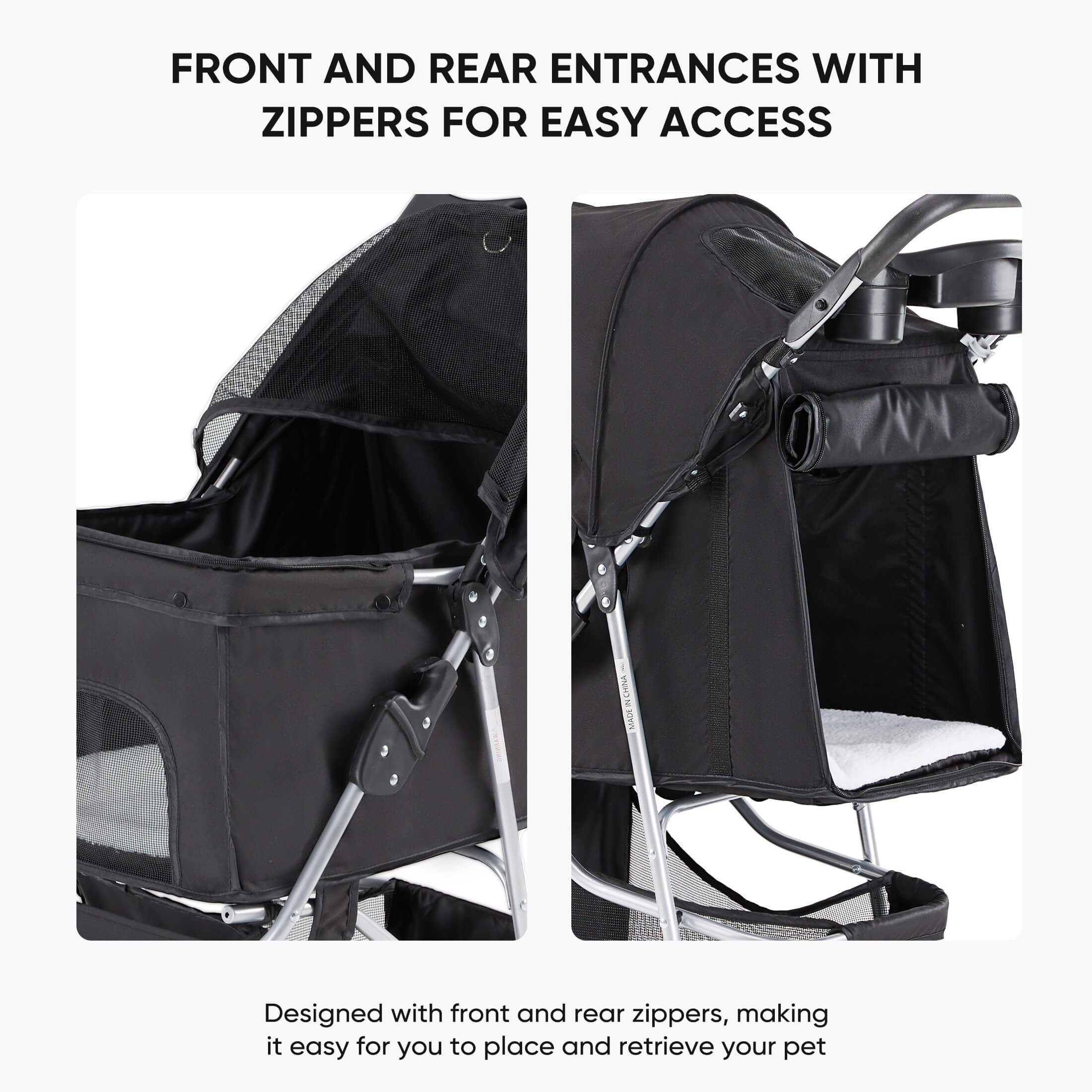 Foldable Pet Outdoor Stroller