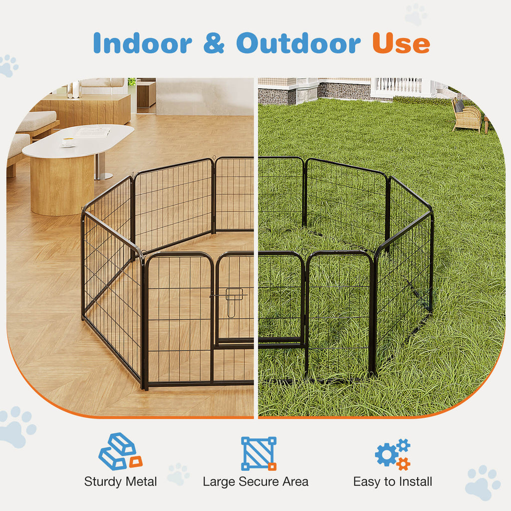 Dog Fence Collapsible for Garden Patio