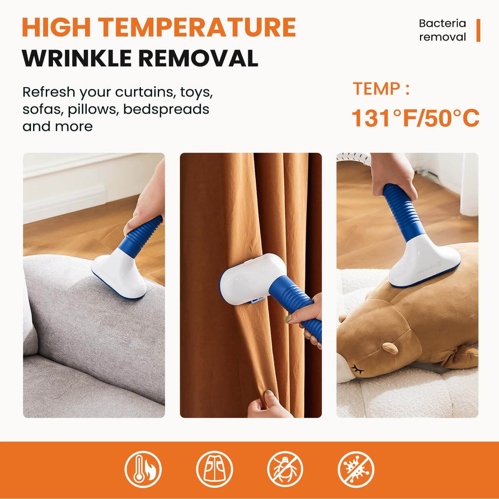 Vertical Steamer with Rollers for Home Use