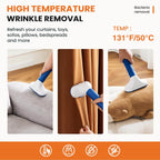 Vertical Steamer with Rollers for Home Use