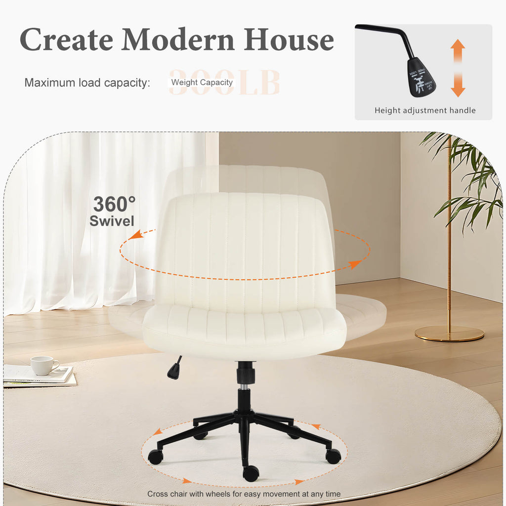 Armless Plank Chair, Adjustable, for Bedroom