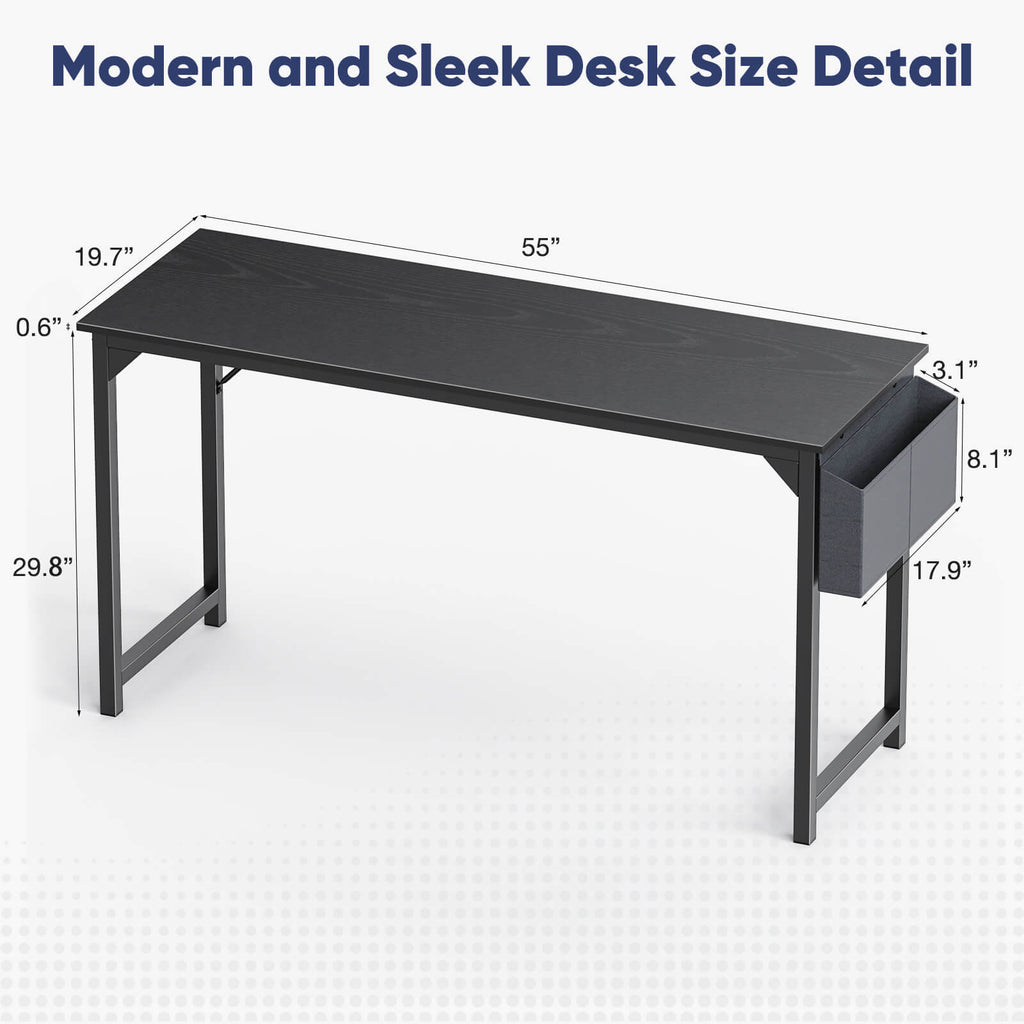 Computer Desk with Organizer for Office Bedroom