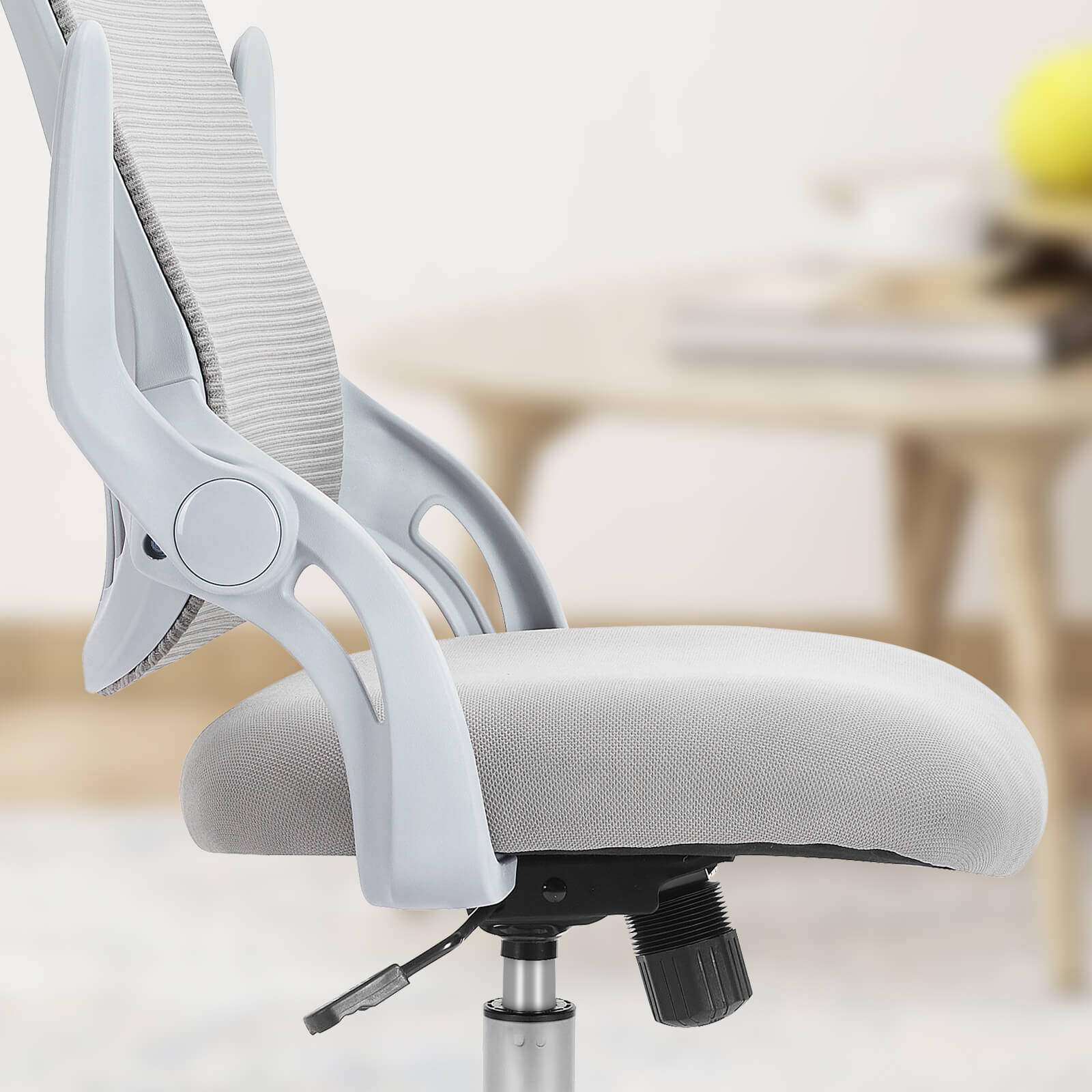 Office Chair with Wheels Reversible Armrests