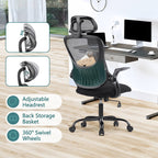 Office Chair High Back with Adjustable Headrest for Office