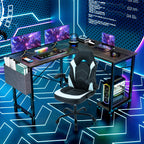 Play Table, L-Shape with Stand Side Pocket for Home