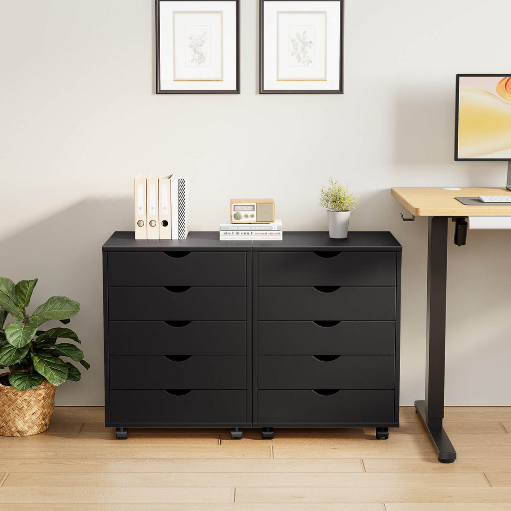 5 Drawer Chest of Drawers for Living Room Office
