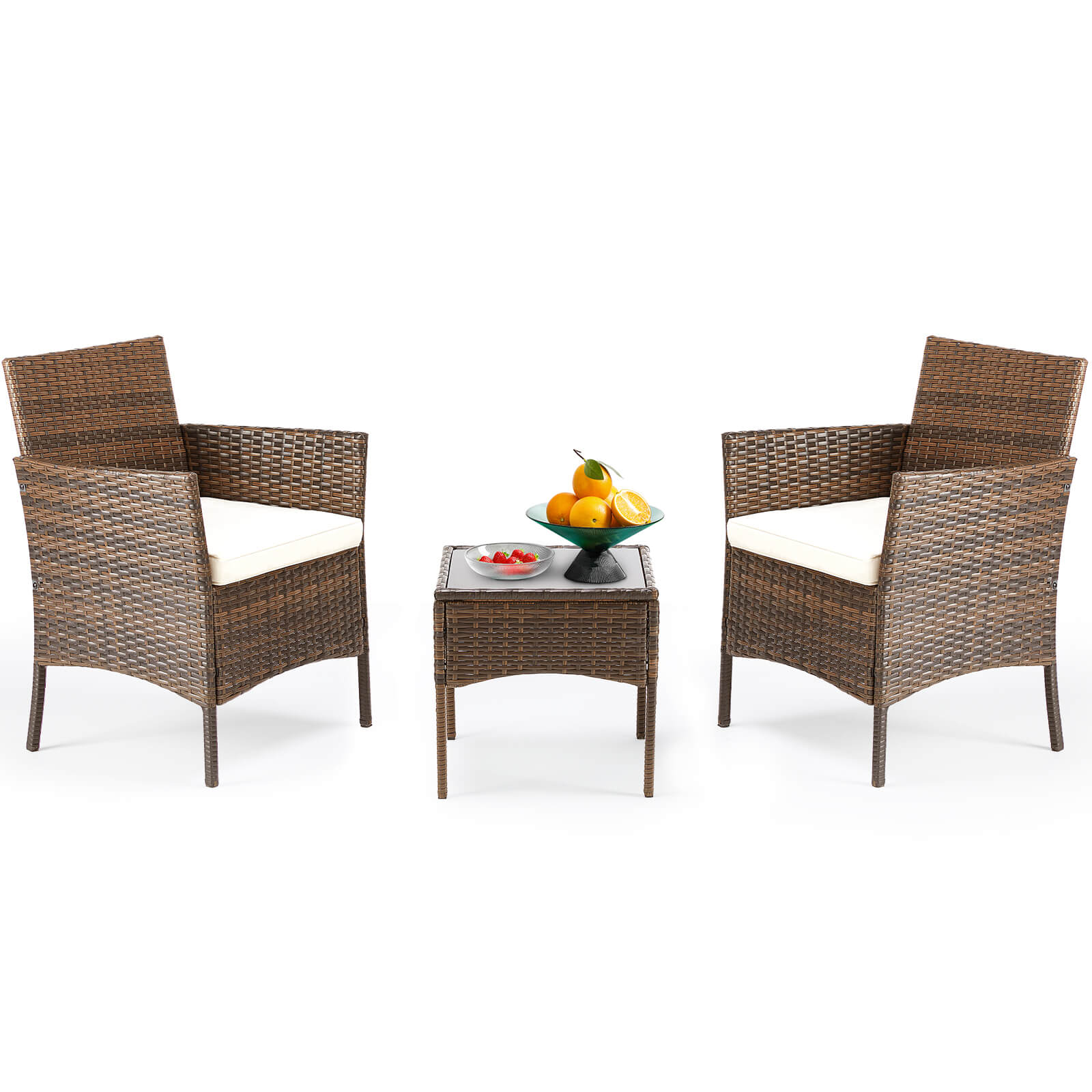 Rattan Set for Patio Relaxation