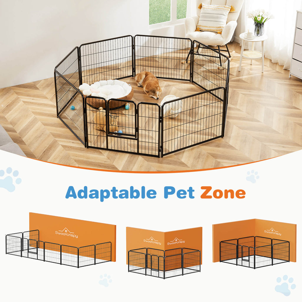 Dog Fence Collapsible for Garden Patio