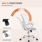 Office Chair with Lumbar Support and Armrests