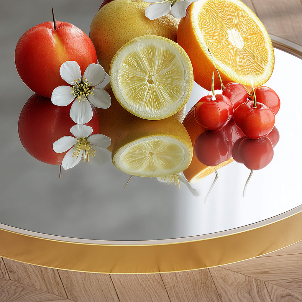 Floor Mirror with Slim Metal Frame for Bedroom