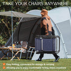 Portable Camping Lounge Chair（Set of 2）
