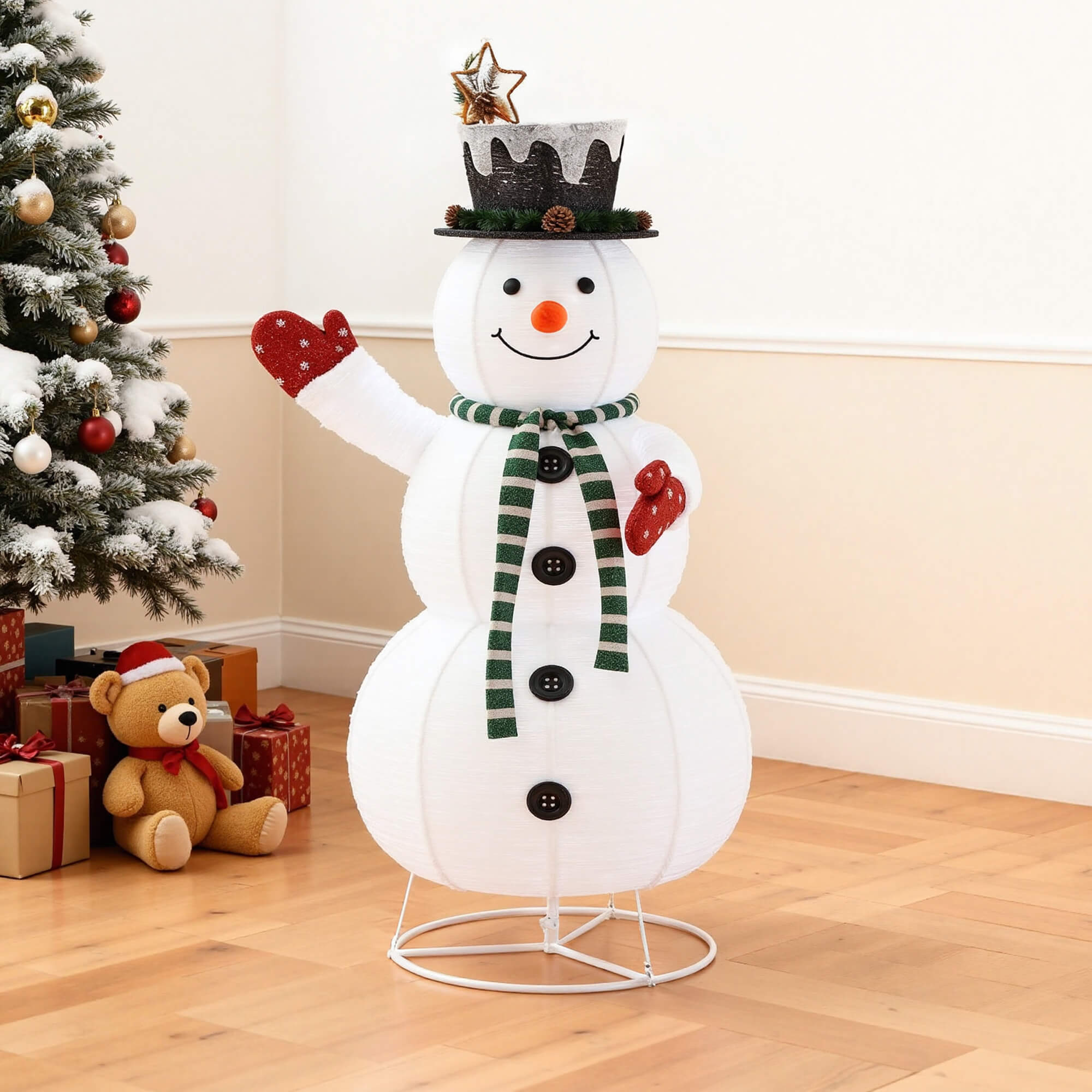 Lighted Snowman Outdoor Christmas Decoration