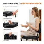 Dining Chair 2 Piece Faux Leather Cushion Set for Dining Room