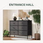 TV Stand with Wide Drawers for Bedroom