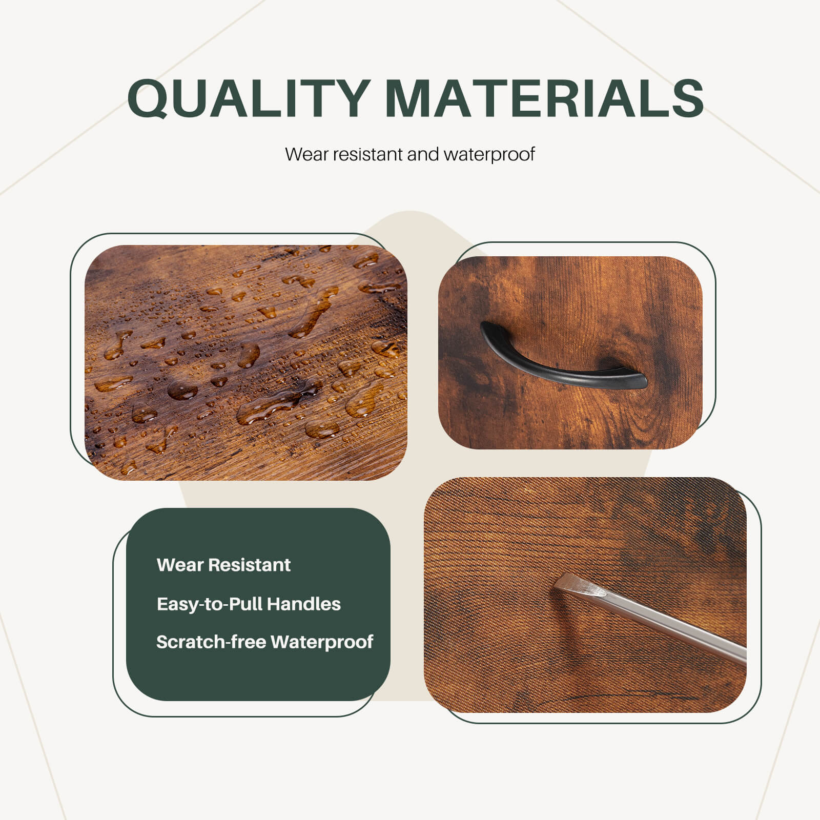 TV Stand with Wide Drawers for Bedroom