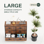 TV Stand with Wide Drawers for Bedroom