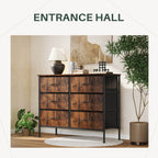 TV Stand with Wide Drawers for Bedroom