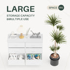 TV Stand with Wide Drawers for Bedroom