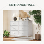 TV Stand with Wide Drawers for Bedroom