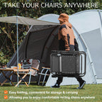 Portable Camping Lounge Chair（Set of 2）
