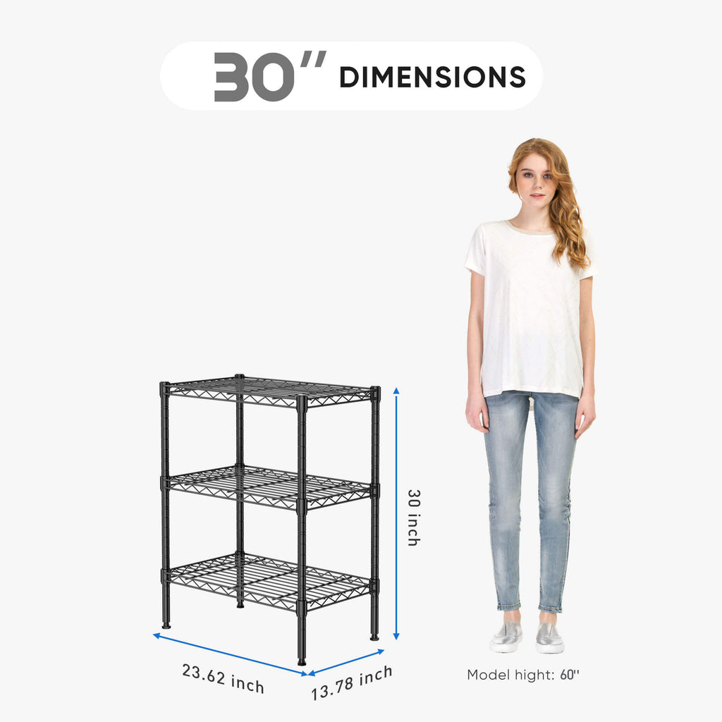 Shelf Metal Heavy Duty Construction For Kitchen Pantry