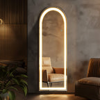 3-Color LED Illuminated Mirror for Indoors