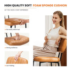 Dining Chair 2 Piece Faux Leather Cushion Set for Dining Room