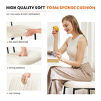 Dining Chair 2 Piece Faux Leather Cushion Set for Dining Room