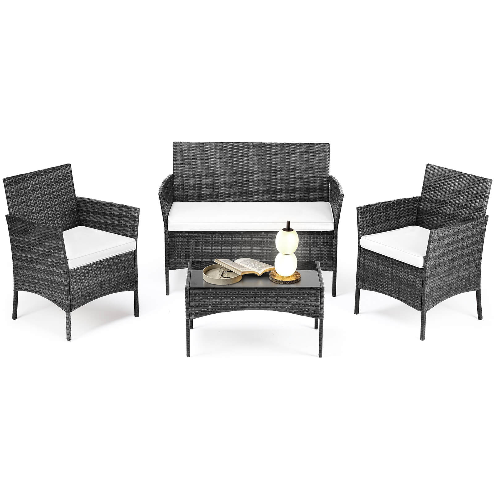 Rattan Set for Patio Relaxation