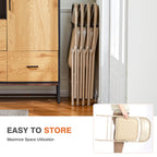 Leather Folding Chair for Events and Home Use