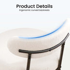 Dining Chair Set of 4 Soft Cushions for Dining Room