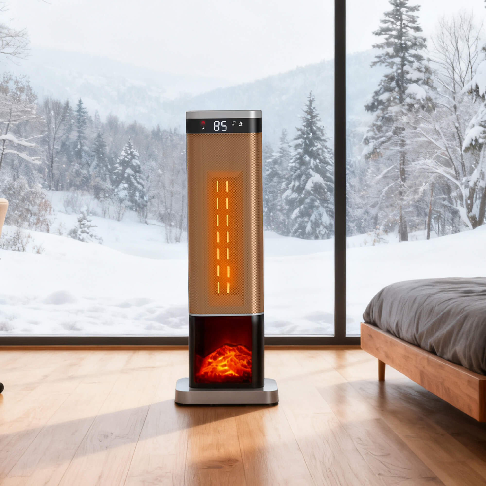 Ceramic Space Heater-ETL Certified Safe for Office and Garage