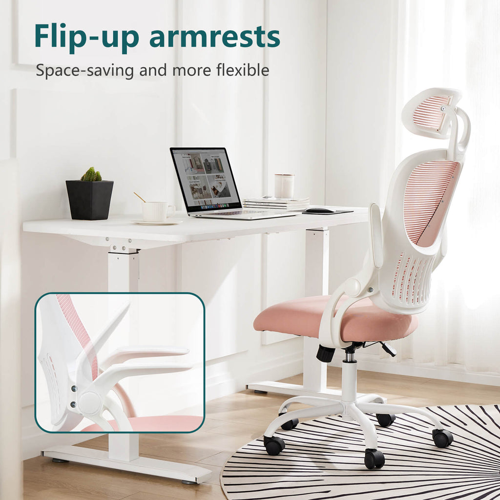 Office Chair High Back with Adjustable Headrest for Office