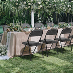 Leather Folding Chair for Events and Home Use