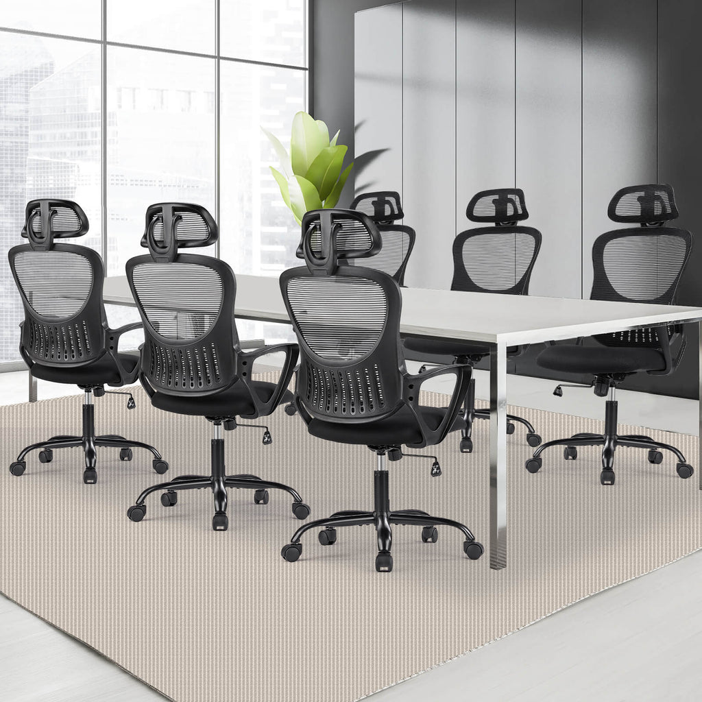 Office Chair High Back with Adjustable Headrest for Office