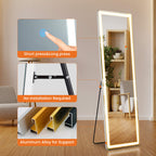 3-Color LED Illuminated Mirror for Indoors