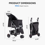 Foldable Pet Outdoor Stroller