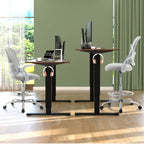 Office Chair with Reversible Armrest Lumbar Support
