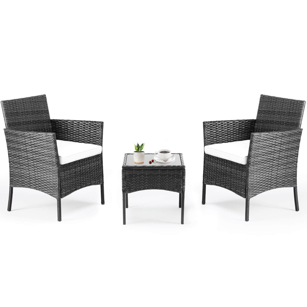 Rattan Set for Patio Relaxation