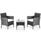 Rattan Set for Patio Relaxation