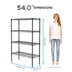 Shelf Metal Heavy Duty Construction For Kitchen Pantry