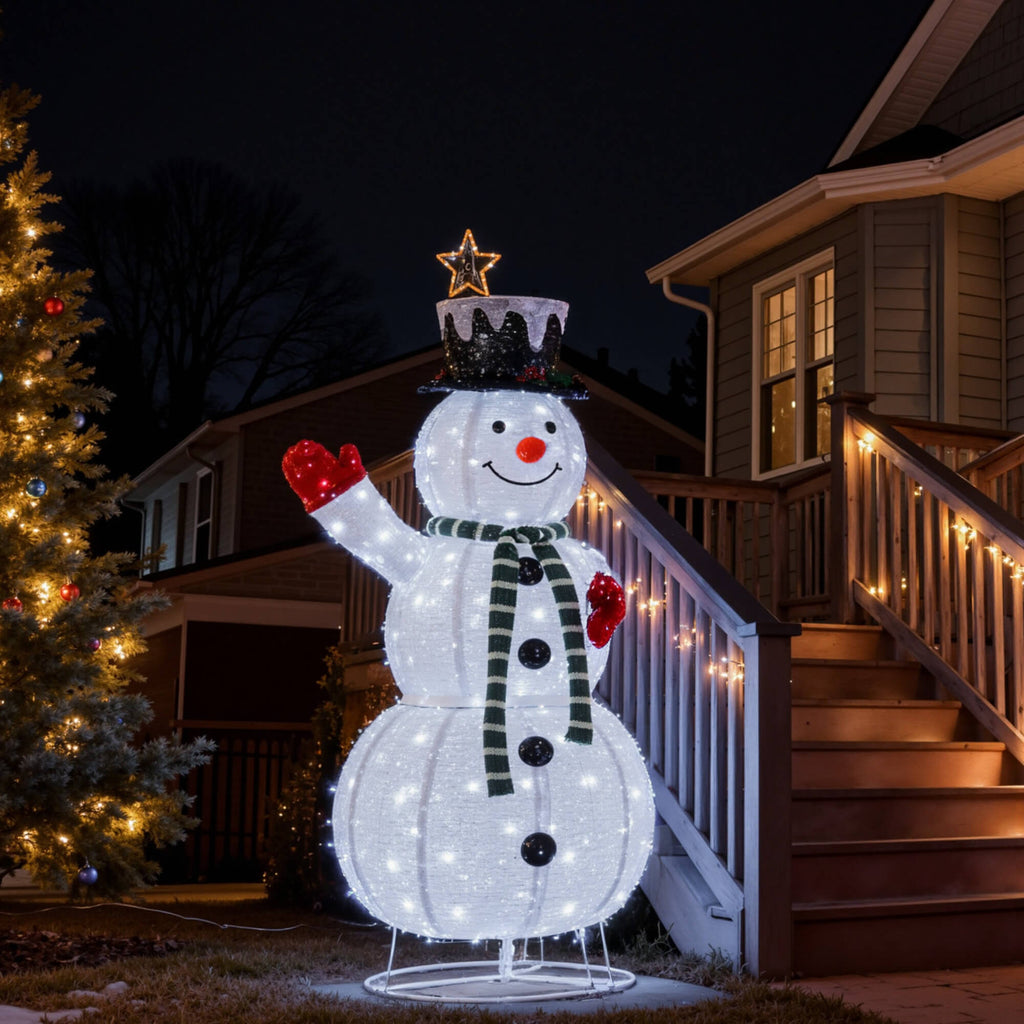 Lighted Snowman Outdoor Christmas Decoration