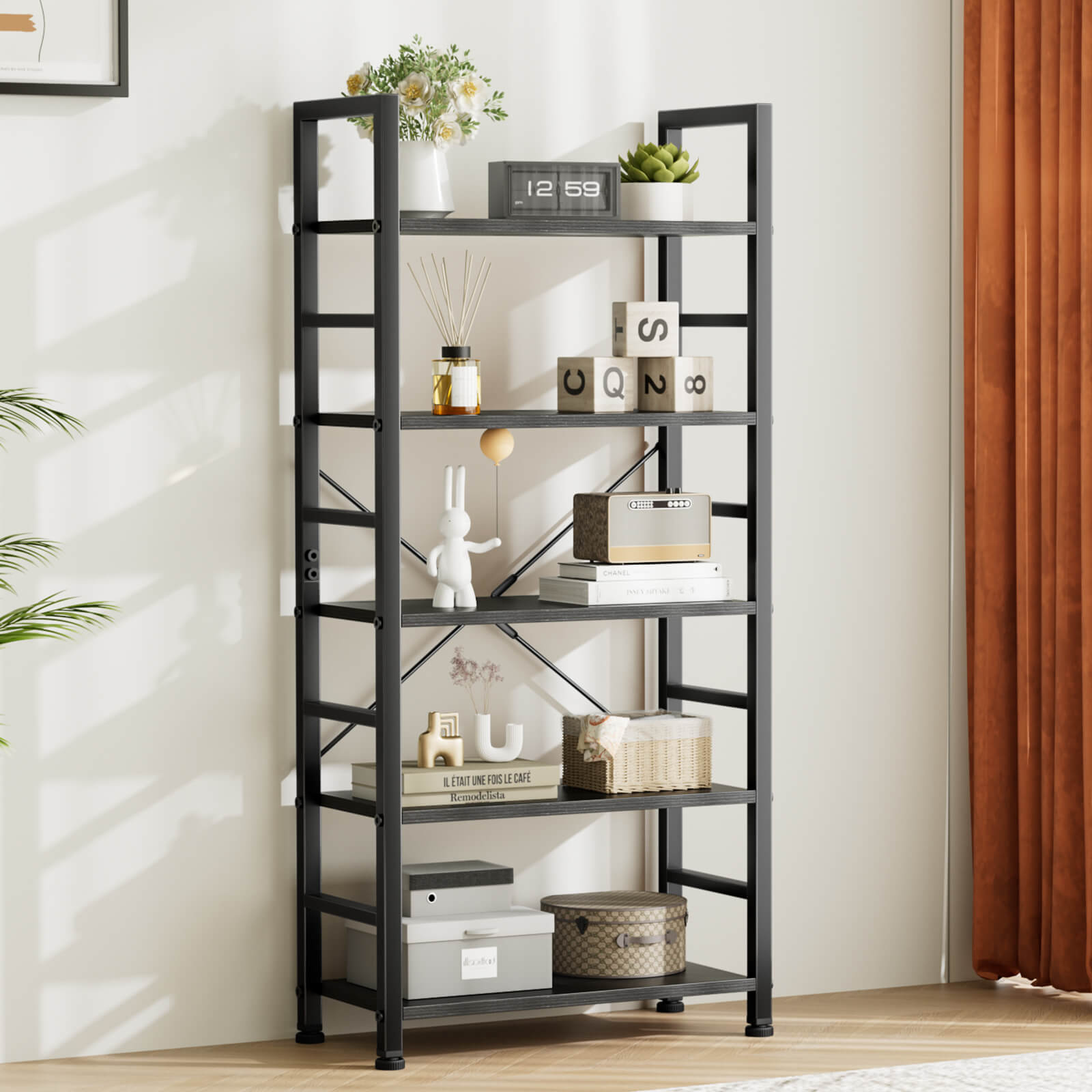 Shelf Bookcase for Living Room Bedroom