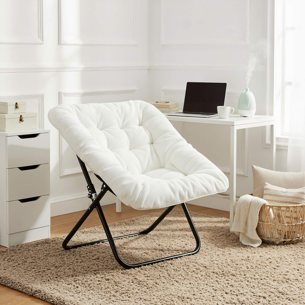 Foldable Saucer Moon Chair for Living Room