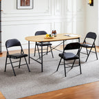 Leather Folding Chair for Events and Home Use